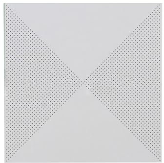 Dalles de plafond acoustiques, grille en aluminium, panneaux décoratifs imperméables et insonorisants pour salle de bain et sous-sol