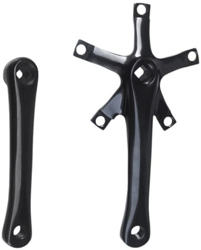 KANGXYSQ Fahrrad Kurbelarm 165mm 130BCD Aluminiumlegierung Singlespeed Kurbel Set Platz Loch Kurbelgarnitur Für Rennrädern