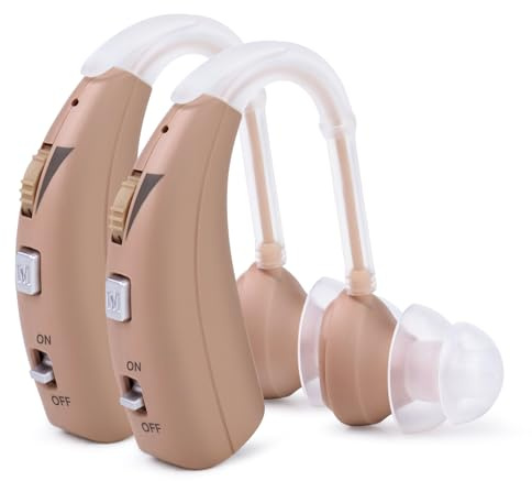 Britzgo Gerät, lange Lebensdauer Smart Noise Cancellation,Erleichtern Sie die Kommunikation mit Ihrer Familie und Ihren Freunden (1301-beige-two)