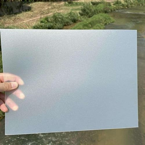 Sichtschutz für den Balkon, mattierte Acryl-Kunststoffplatte, Balkonabdeckung gegen Blicke, Regen und UV-Strahlung, Sichtschutzzaunpaneele, für Fenster, Heimdekoration, Heimwerkerprojekte un