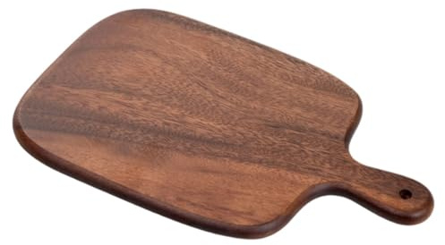 Wood Cutting Board, Walnut/Ebony Chopping Board with Hanging Hole, Double-Sided Kitchen Boards for Vegetables Fruits Bread Meat Cheese BBQ