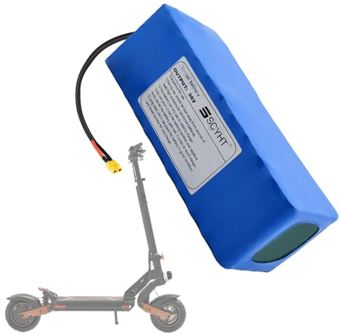 SSCYHT Batería Iones Litio 36 V 10 Ah 7,2 Ah 6 Ah Batería de Repuesto 8 Ah Baterías de Litio 36 V Baterías patinetes eléctricos para Motores de 200 W a 400 W con BMS,36v6ah xt60