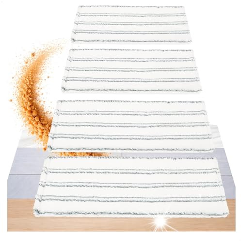 COM-FOUR® 4X Mikrofaser Ersatzbezug - Wischbezug für 42 cm Bodenwischer - Wischmopp-Bezug für alle Bodenarten - Maschinenwaschbar bei 60 Grad - Langlebiger Putzlappen