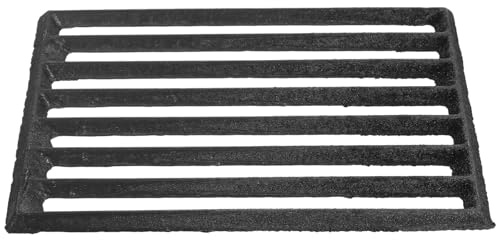 TOGEVAL 18 Inch Fire Grate Made of Iron with High Hardness and Grid Structure, Sturdy Metal Fireplace Grate Designed for Efficient Burning of Logs and Coals in Stoves or Fireplaces