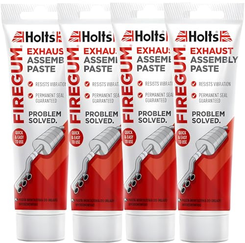 4x Holts Firegum 150g Exhaust Assembly Paste – High-Heat Sealant for Pipes Gaskets & Joints
