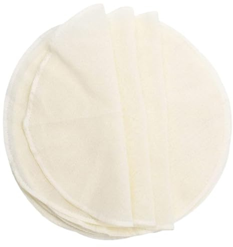 OSALADI 20 Paños Redondos de Gasa de Algodón para Vapor 32 Cm Color Piel, Paños Antiadherentes para Cocina y Cestas de Frutas, Manteles Individuales Transpirables Reutilizables para