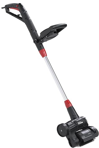 Güde GUB 160-500 Elektro-Universalbürste – 230 Volt, 500 Watt, 600 bis 1200 Umdrehungen pro Minute, Teleskopstiel 110 bis 130 Zentimeter, mit Bürsten für Fugen, Terrassen und starke Verschmutzungen