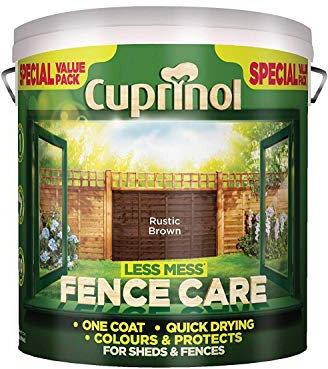 Cuprinol 5L Plus 20 Percent Timber Care - Rustic Brown