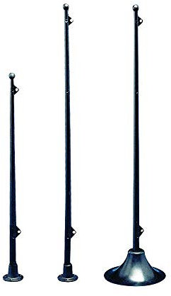 NUOVA RADE Hampe de pavillon polyamide noire