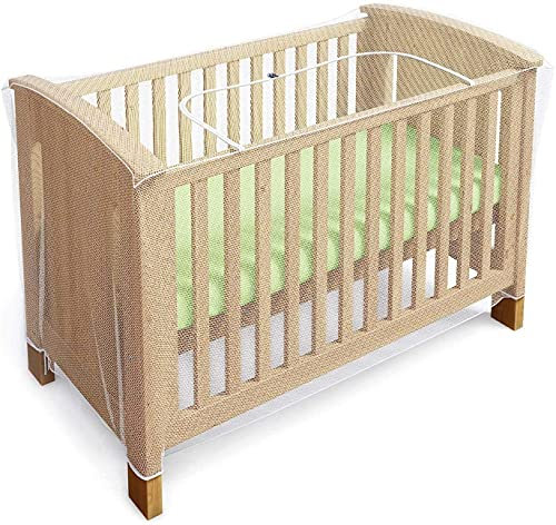 Zanzariera e rete Protect - contro gli insetti per culle, lettini e culle da viaggio - con cerniera per un accesso rapido e facile al tuo bambino