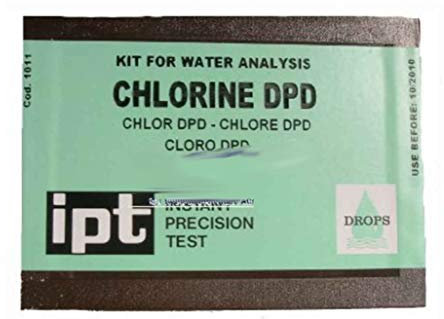 Kit analisi IPT cloro depurazione acqua Chlorine DPD IPT 0,1-1,5 ppm