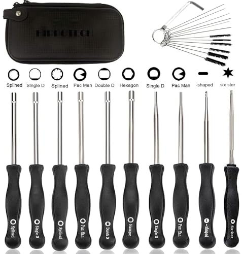 Hippotech Kit di strumenti di regolazione del carburatore da 10 pezzi per motore a carburatore a 2 tempi - Strumento di regolazione del carburatore Strumento di regolazione carburatore
