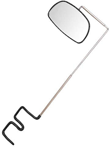 Yosoo Health Gear Bicycle Rear View Mirror, Rowing Mirror, Eyeglass Cycling Mirror, 360 Degree Adjustable Bicycle Cycling Rear View, Mini Helmet Rearview Mirror, Helmet Mirror for Safe Riding