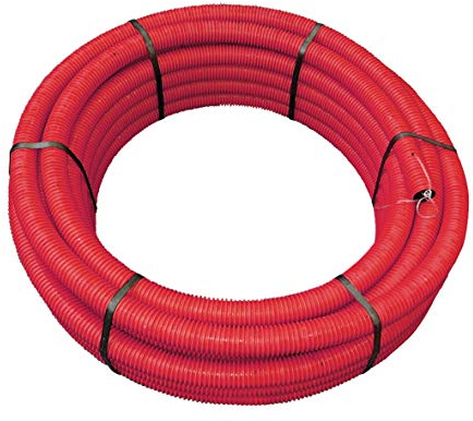Jardibric - Gaine TPC Rouge Ø75 mm 25 m - Gaine Protection Câble Électrique Enterré