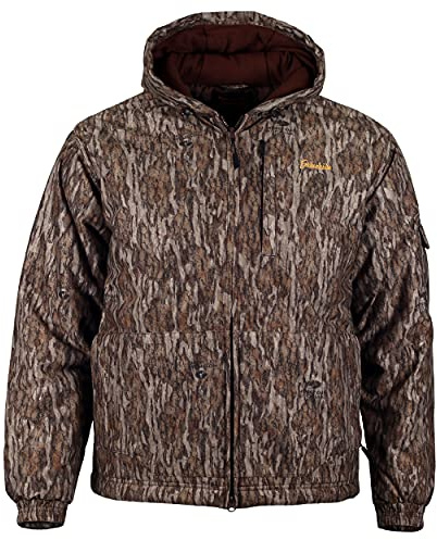Gamehide Tundra Insulated Waterproof Mid Weight Hunting Jacket Camo (New Bottomland, Large)