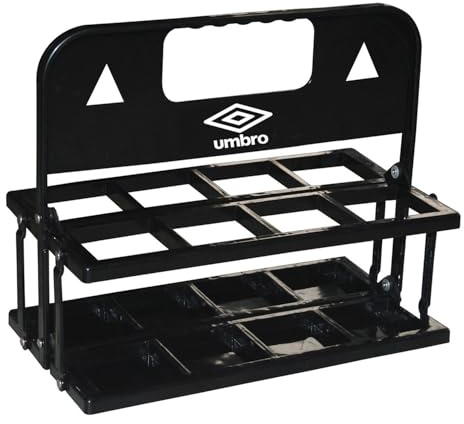UMBRO Flaschenträger aus Kunststoff (8 Flaschen), Zubehör, Schwarz, Größe 1