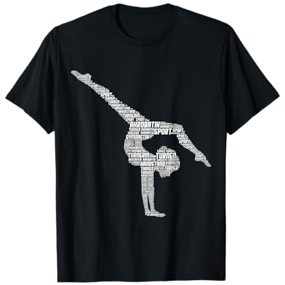 Turnerin Turnen Gymnastik Damen Mädchen Kind T-Shirt