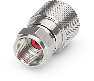 Sonero F-Stecker für Sat Kabel Koaxial Kabel 7,0-7,5mm 8er Set chrom | F-Stecker Selbstmontage für Koaxial-, Sat- und Antennenkabel DIY werkzeugfrei ideal Empfang Heimkino Installation