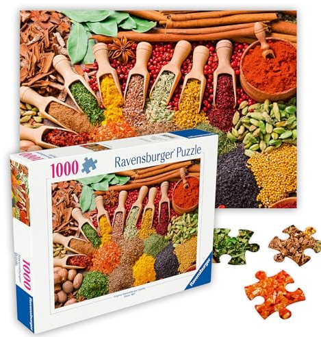 Ravensburger Puzzle 12000354 1000 Teile - Gewürze und Kräuter - Puzzle für Erwachsene und Kinder ab 14 Jahren, [Exklusiv bei Amazon]