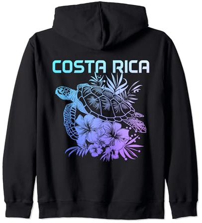 Souvenir zum Tauchen mit Meeresschildkröten aus Costa Rica Kapuzenjacke