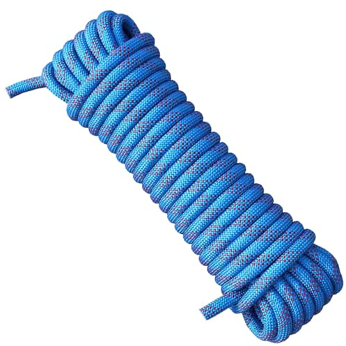 Treadstar 12 mm - 30 m, fune da arrampicata, multiuso, per esterni, fune di fuga, corda di salvataggio, impianto di ancoraggio, fune di sicurezza (12 mm - 30 metri)
