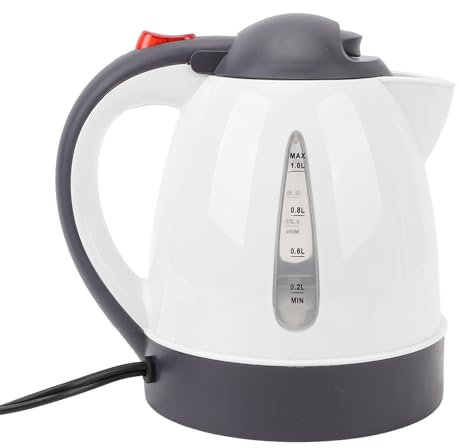 Car Kettle, Portable Car Electric Kettle, 12V 1000ml Travel Car Truck Kettle, Camping Water Boiler for Tea Coffee Making, Portable Coffee Maker for Car (24V)