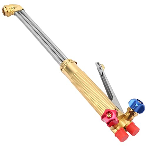 Chalumeau Coupant, Kit de Chalumeau Oxy-acétylène Poignée à Pression équilibrée Tuyau de Soufflage de Gaz 50 Cm en Acier Inoxydable Accessoire de Coupe de Chalumeau Oxy-acétylène