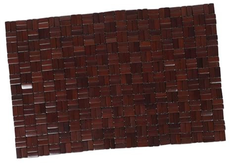 FRCOLOR Tappetino In Bambù Per Il Bagno Sauna Vasca Idromassaggio Gradini Tappetino Da Bagno Pieghevole In Legno Accessori Essenziali Per L'Arredamento Del Pavimento Esterno