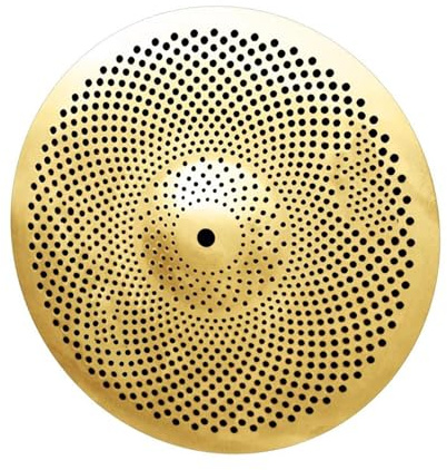 Juegos de platillos Platillo Splash De 12 Pulgadas Dorado De Bajo Volumen Para Batería Para Práctica