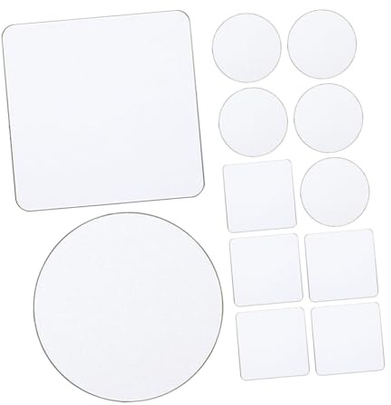 iplusmile Piezas Posavasos de sublimación de Tinta Posavasos Cuadrado de sublimación de Coche de sublimación de cartón portavasos Neopreno