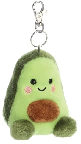 AURORA 34053, Palm Pals Airy Avokado Clip-On, 10 cm, mjuk leksak, grön och brun
