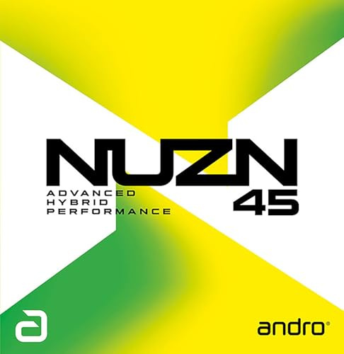 ANDRO NUZN 45 - Rivestimento per ping pong (nero, 2,1 mm)