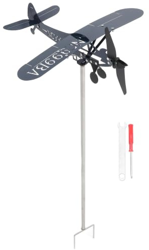 CLISPEED Banderuola Segnavento Aereo Installazione Facile in Ferro e Design Raffinato Decorazione Esterna per Giardino e Padiglione per Cortile