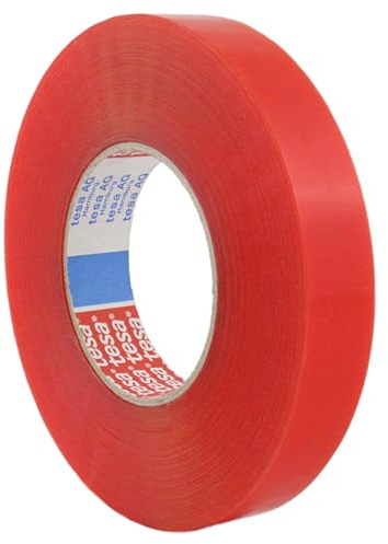 KLEBESHOP24 Doppelseitiges Klebeband | Stark klebend | Breite wählbar, 50 m | Transparent | Professionelles Montageklebeband | Starke Haftung auf vielen Materialien / 25 mm breit