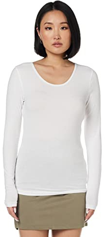 ONLY Onllive Love Life L/S Oneck Top Noos Jrs T-Shirt. Bianca. S Donna