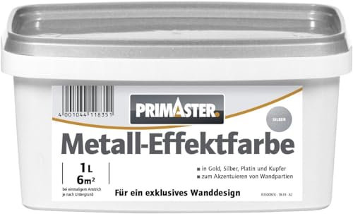 Primaster Metall-Effektfarbe Wasserbasis