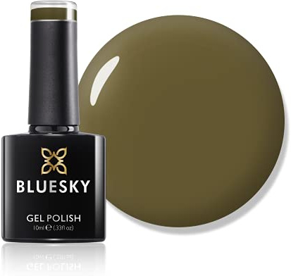 Bluesky gelnagellack, AW21, kollektion höst och vinter 2021, Move Forward, Aw2114, grön, hållbar, okrossbar, 10 ml (torkning under UV-LED-lampa krävs)