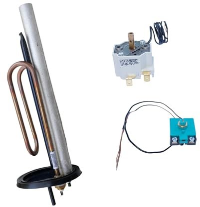 Flansch, Heizelement 2000W Dichtung, Isotemp, Indel, Eldom voll Set (Voll Set Ohne Thermostaten)