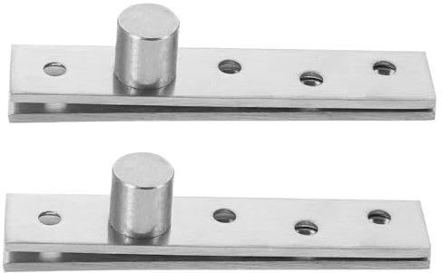 iplusmile 2stücke Edelstahl Tür-pivot-scharniere Drehbar Versteckte Türscharniere Für Aluminiumrahmentüren Langlebig Geräuscharm Praktisch Für Möbel Schranktüren