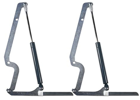 Paquete de 2 bisagras de pistón SOP compatibles con Keter Westwood 570 Brushwood 454L Sumatra 511L Borneo 416L Rockwood 570L