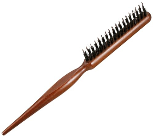 1 Pettine per Capelli in Legno con setole per Cuoio capelluto e cotonatura per Capelli Ricci e Lisci, Leggero e Strumento per Parrucchieri
