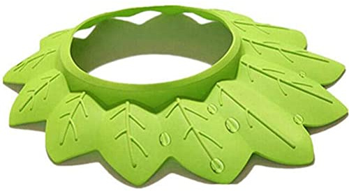POENVFPO Barnbadmössa Mjuk och Bekväm Duschmössa för Barn Elastisk Badmössa 1 Enhet EVA Material 32cm (Grön)