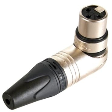 NEUTRIK - NC3FRX XLR Kupplung, Nickel, Rechtwinklig 607051
