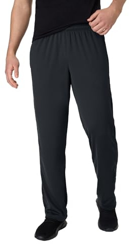 Hanes Men's Sport X-Temp Performance Training Pant with Pockets, Black, M