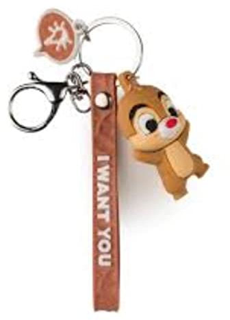 makio Divertido Llavero Ardilla con Anilla metálica y mosquetón Llevar Las Llaves o Colgar en tu Mochila o Bolso. Llavero Ardillita I Want You con Enganche Mochilas Estuches