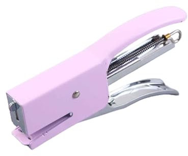 Tacker Büro Hefter Heftgerät 16 Blatt Klein Verpackungs- Und Bindemaschine Mit Heftklammern Metall Handheld Sparen Sie Aufwand (purple,110x55x15mm)