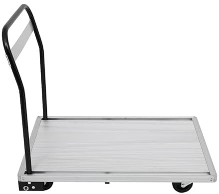 MIAOMI Plattform-Sackkarre, Plattformwagen, zusammenklappbar, multifunktional, beweglicher Aluminium-Klappgriff, rollender Pritschenwagen, Sackkarre, Tragfähigkeit 355 kg