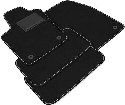 DHCarMats | Auto-Fußmatten für Jeep Grand Cherokee WK2 von 2011 bis 2023 | Auto-Fußmatten aus rutschfestem Teppichmaterial | Innenraum-Innenraum - Komplettset vorne und hinten