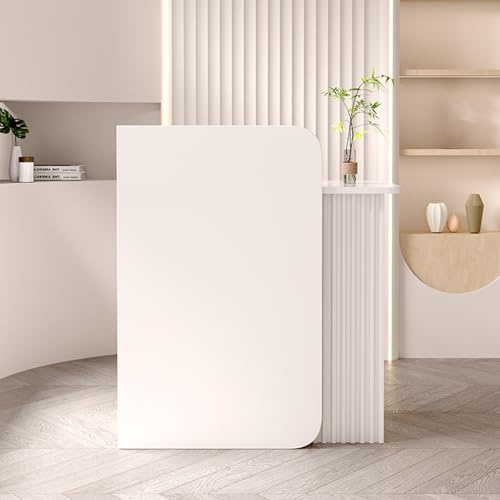 Receptionsskrivbord med låsbar låda, modernt bänkbord för kontor, salong och detaljhandelskassa
