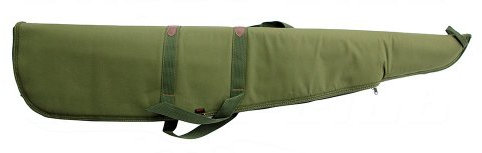 Gewehrtasche, AKAH - Doppelfutteral Webpelz in grün, für Langwaffen, Länge 128 cm (63364000)